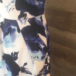 New Bisou Bisou Light Blue Embossed Professional Dress